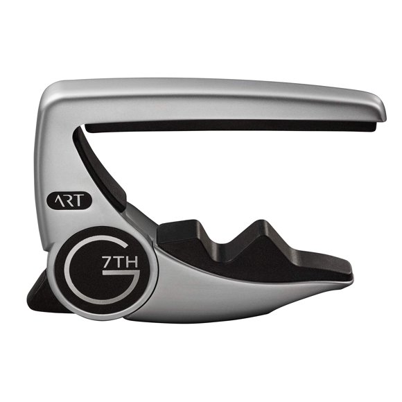 Cejilla para guitarra G7th Performance 3 A.R.T., cuerda de acero plateada