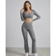 thumbnail image 2 of Set Athleisure Mujer Flare 2 Piezas Calza y Peto Manga Larga - ZL015, 2 of 3