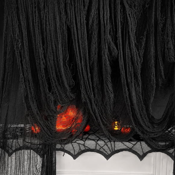 Creepy Cloth de succulentlovers 800 × 200 cm – Tela negra de Halloween