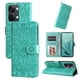 thumbnail image 1 of Funda tipo cartera FOXDOCK para OnePlus Nord 3 , diseño girasol en relieve, cuero PU, cierre magnético, soporte y tarjetero, 1 of 5