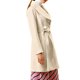 thumbnail image 4 of INSPIRE CHIC Abrigo de Trinchera Largo con Cinturón y Cuello Vuelto para Mujer, Botonadura Simple, Talla S, Beige, 4 of 7