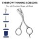 thumbnail image 2 of Tijeras Selcolik para Cejas con Peine 2 en 1 - Kit Completo, 2 of 7