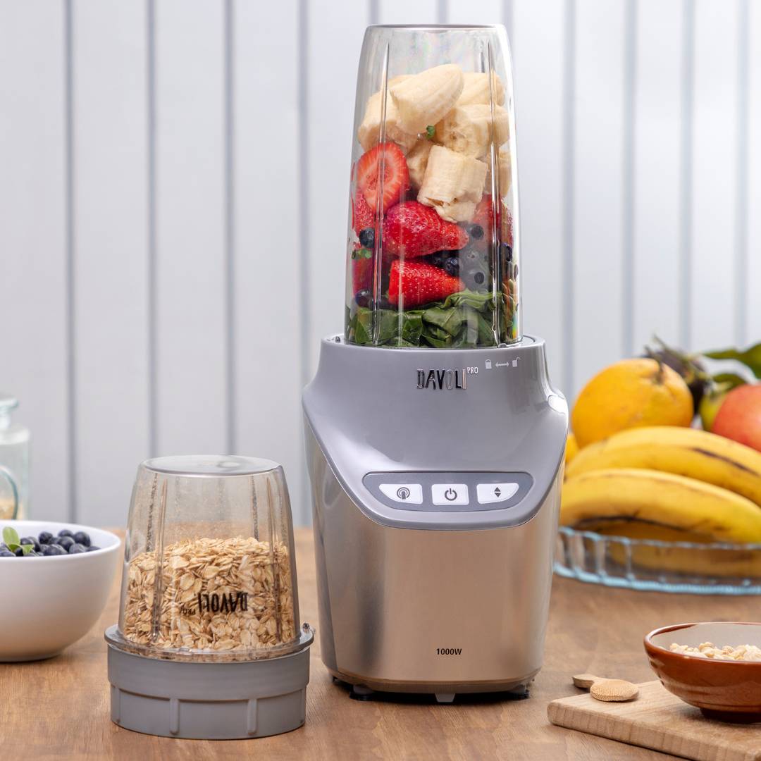 Davoli - Licuadora De Alta Potencia Con Motor De 1000W Pro