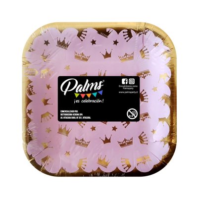 Set De 6 Platos Princesas 1 Un Palms