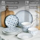 thumbnail image 4 of Juego de Vajilla Brew To A Tea de 12 piezas en porcelana azul, 4 of 7