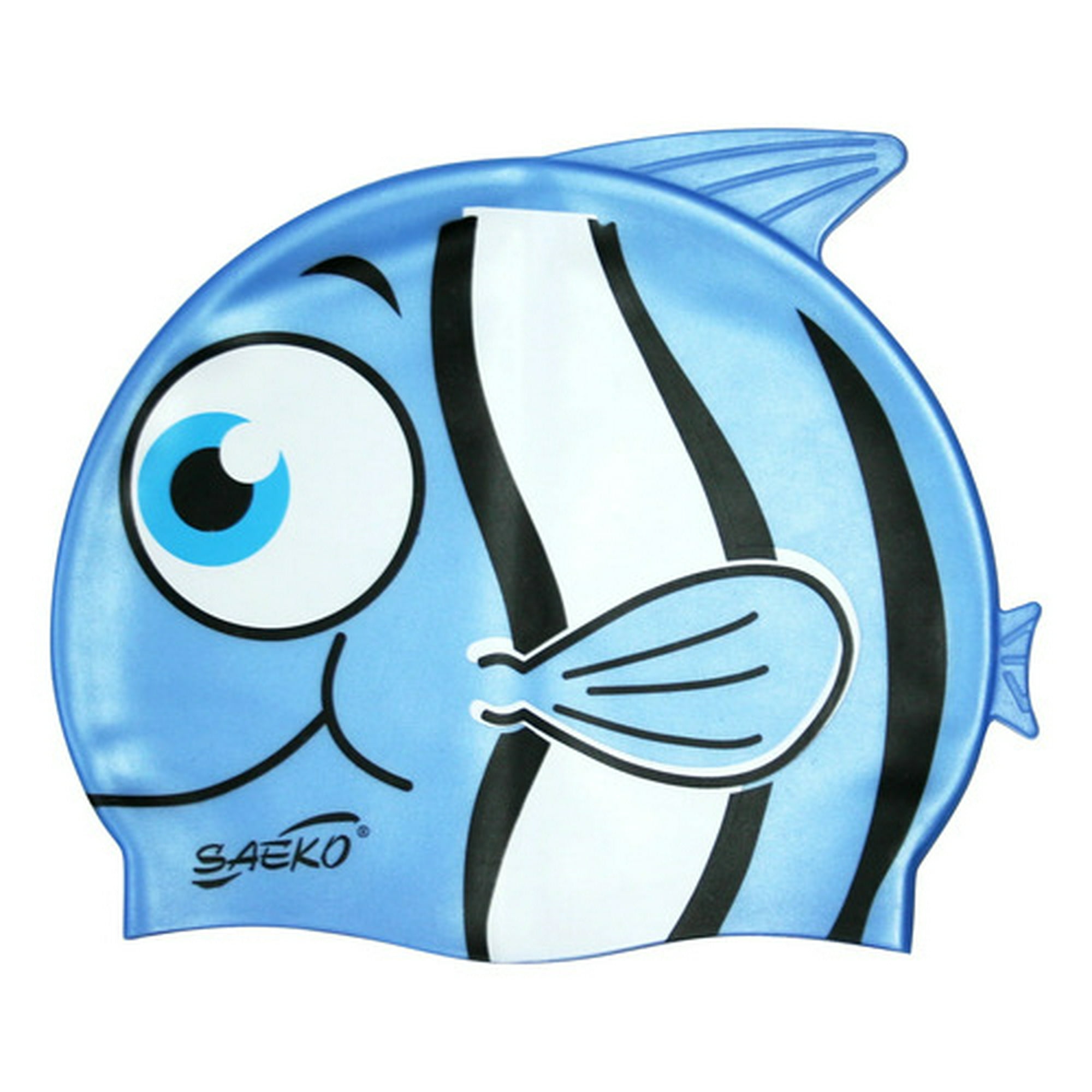 Gorra Natación Saeko Fish Azul