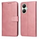 thumbnail image 1 of Funda Billetera para Vivo Y35 Plus con Porta Tarjetas y Soporte Ajustable Rosa, 1 of 5