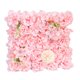 thumbnail image 4 of Panel De Pared De Flores Artificiales De 38x38cm Rosa De Seda Para Decoración De Boda Rosa, 4 of 5