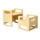 thumbnail image 3 of Set de mesa y silla de destete VEVOR Montessori de madera de 1 a 5 años, 3 of 3