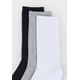 thumbnail image 2 of Calcetines Hombre Tripack Largo Liso Blanco/Negro/Gris Corona, 2 of 4