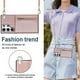 thumbnail image 2 of Crossbody Wallet Case Case For Samsung Galaxy S23 S22 Plus Note 20 Ultra With Card Slot Holder, Magnetic Flip Folio Purse Case, PU Leather Zipper Handbag With Detachable Lanyard Strap, 2 of 3