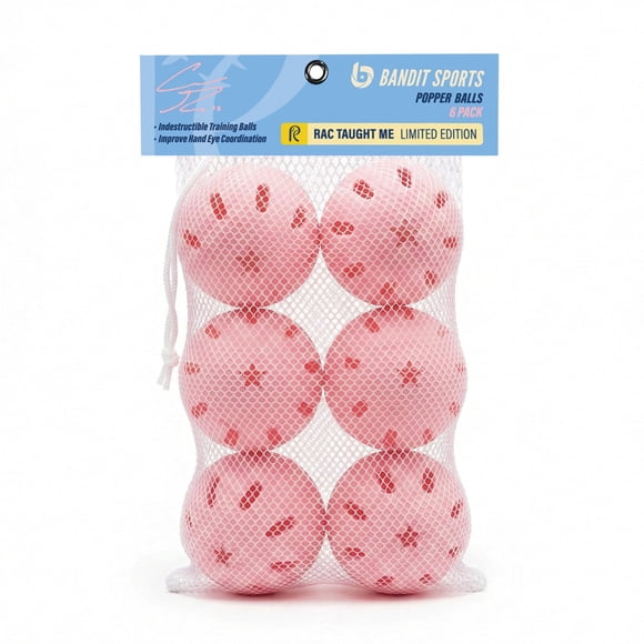 Pelotas Popper Bandit Sports Coach RAC, paquete de 6 pelotas de béisbol