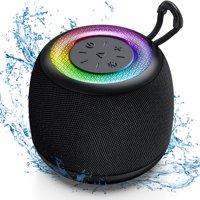 Parlante Bluetooth, Mini Parlante Bluetooth Jyx Estéreo Para Fiestas De 10 W Con Luz Rgb, Alcance Bluetooth De 10M, L7-Black