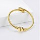 thumbnail image 5 of Pulsera VQYSKO de 15 cm con corazón dorado e inicial – Regalo para niña, 5 of 6