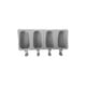thumbnail image 2 of Moldes De Silicona Para Helados Molde Paletas Helado 4 Gris, 2 of 3