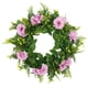 thumbnail image 5 of Guirnalda De Puerta Viva De 45 Cm Guirnalda De Navidad Hojas Verdes Margarita Púrpura, 5 of 5