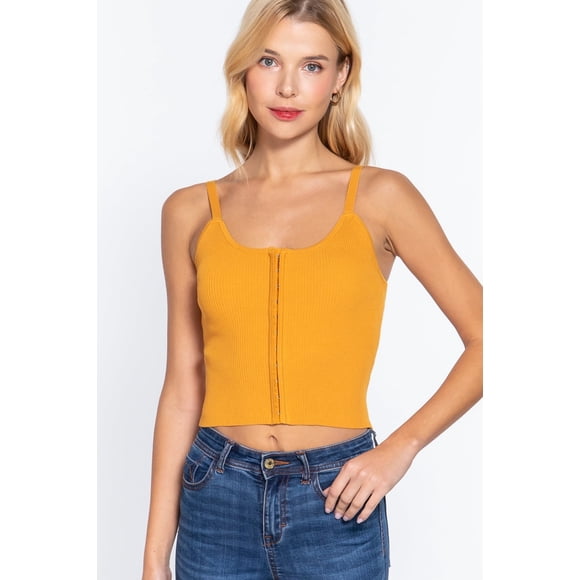Top De Tirantes Tipo Suéter De Talla S