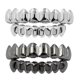 thumbnail image 5 of Juego De 2 Parrillas Chapadas En Plata De 18 Quilates Juego De Parrilla De 8 Dientes Accesorios De Vampiro De Halloween, 5 of 5