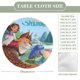 thumbnail image 2 of Hechizada-theme Fitted Round Tablecloths Elastic Edged Table Covers Waterproof Table Cloth for Kitchen Holiday Party Tables Decor 150cm, 2 of 6