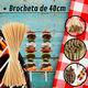 thumbnail image 2 of Brochetas de Madera Pincho 40 cm x 5 mm Pack 50 Unidades Asados, 2 of 2