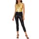 thumbnail image 2 of INSPIRE CHIC Top de Tirantes Metálico para Mujer Fiesta de Club de Halloween Brillante y Reluciente Cami Holográfico M Tono Dorado, 2 of 6