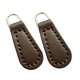 thumbnail image 5 of 2 Tiradores De Cremallera De Piel Sintética Para Ropa, Bolsos, Accesorios, Color Café Y ámbar., 5 of 5