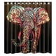 thumbnail image 1 of Cortina de ducha de elefante con ganchos, tamaño 66 x 72 pulgadas, 1 of 3
