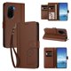 thumbnail image 2 of Funda Cartera Trébol para Xiaomi Poco M7 4G con Ranuras Tarjetas y Carga Inalámbrica Marrón, 2 of 6