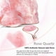 thumbnail image 2 of Natural Rose Quartz Jade Roller Gua Sha Set Facial Body Massager Roller Jade Stone Massage Set Face Lifting Beauty Massage Tools, 2 of 3