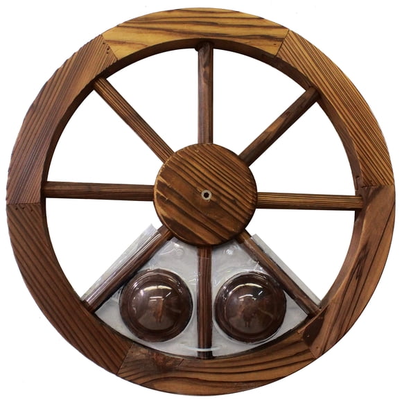 Wagon Wheel Leigh Country TX 93947, 18 cm, pino macizo y nogal