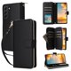 thumbnail image 1 of Funda Cartera con Cremallera y Correa para Samsung Galaxy S22 Plus 5G Soporte y Tarjetero Negro, 1 of 6
