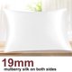 thumbnail image 1 of PiccoCasa 1 Pc Funda de Almohada de Seda de 19 Momme con Cremallera Oculta King Blanco Nieve 20" x 36", 1 of 7