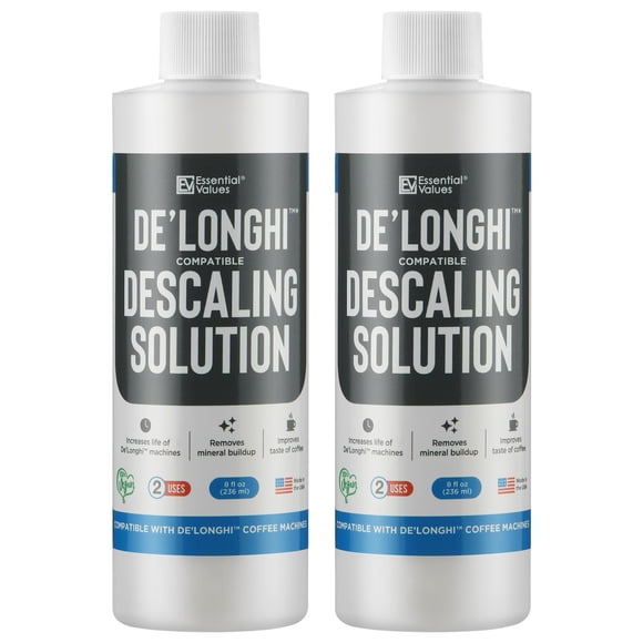Solución desincrustante Essential Values De Longhi, 236 ml, paquete de 2