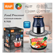 thumbnail image 4 of Procesador de Alimentos RAF R.7020 VIDRIO 3 Litros, 4 of 6