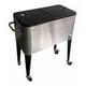 thumbnail image 1 of Cooler Retro Metalico Acero Inoxidable Con Manilla Y Ruedas 60 Litros, 1 of 2