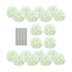 thumbnail image 5 of Flores artificiales hortensias con arreglos florales de tallo para accesorios de fotos decorativas de bricolaje para el hogar Decoración de bodas de Blanco, 5 of 5