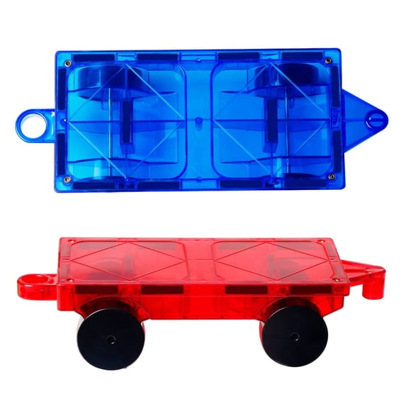 Juego de azulejos magnéticos para coche MAGBLOCK, 2 piezas, para niños