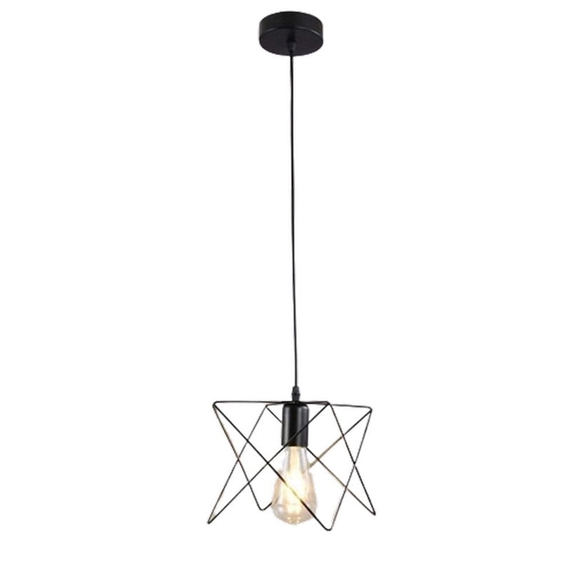 Genérico - Lampara Techo Candelabro Jaula Industrial Barra Luz Rondon