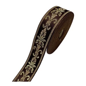 Bothyi - Cinta Jacquard Para Decoración De Ropa, 5 M, Cinta De Costura Para Camisas, Faldas, Vaqueros, Color Marrón