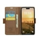 thumbnail image 4 of CaseMe tipo cartera iPhone 16 Pro Max con cierre magnético, RFID, tarjetero, soporte, carga inalámbrica, 4 of 5