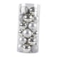 thumbnail image 4 of 24 Piezas Adornos De Bolas De Navidad DIY Para Graduación Árbol De Navidad Exterior Plata, 4 of 5