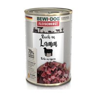 Lata Bewi Dog Perros Adultos Cordero 400 Grs. X 6 Un.