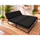 thumbnail image 2 of Futon Metalico Folk 1.5 plaza "Negro", 2 of 3