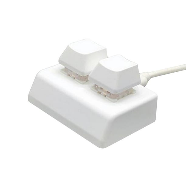 2 teclas para juegos Teclado USB Teclado mecánico Tipo C USB con cable Marrón Eje Retroiluminado Programación Teclado Hotswap Mini teclados para Blanco