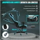 thumbnail image 3 of Silla Gamer Premium ES900 Reclinable 180° Reposabrazos 2D - Celeste, 3 of 8