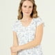 thumbnail image 4 of Camisa de Dormir Socorro Blanco Estampado, 4 of 4