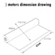 thumbnail image 4 of 1 Roll, European Flower Self-adhesive Wallpaper Room Backdrop Wall Decoration Instant Sticker PVC Wallpaper For Living Room Dormitory Fireplace Background 17.71in*118.11in Home Decor, 4 of 5
