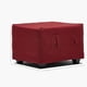 thumbnail image 2 of Pouf Cama Sorrento Lino Burdeo, 2 of 4