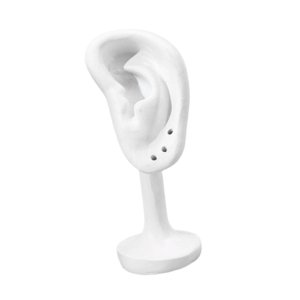 Ioensy - Expositor De Pendientes Con Forma De Oreja, Escaparate De Regalos, Organizador Creativo De Moda Para Pendientes, Color Blanco