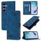 thumbnail image 1 of Funda Cartera para Samsung Galaxy S24 con Soporte y Ranuras, Resistente a Golpes y Rayones Azul, 1 of 6